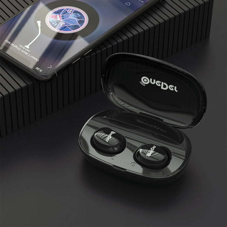 Auricular sem fios OneDer W12 com impermeabilidade IPX5, som estéreo HD, TWS Bluetooth