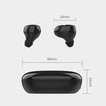 Auricular sem fios OneDer W12 com impermeabilidade IPX5, som estéreo HD, TWS Bluetooth
