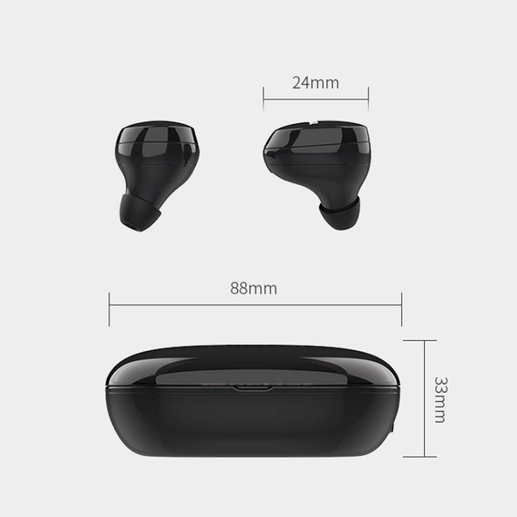 Auricular sem fios OneDer W12 com impermeabilidade IPX5, som estéreo HD, TWS Bluetooth