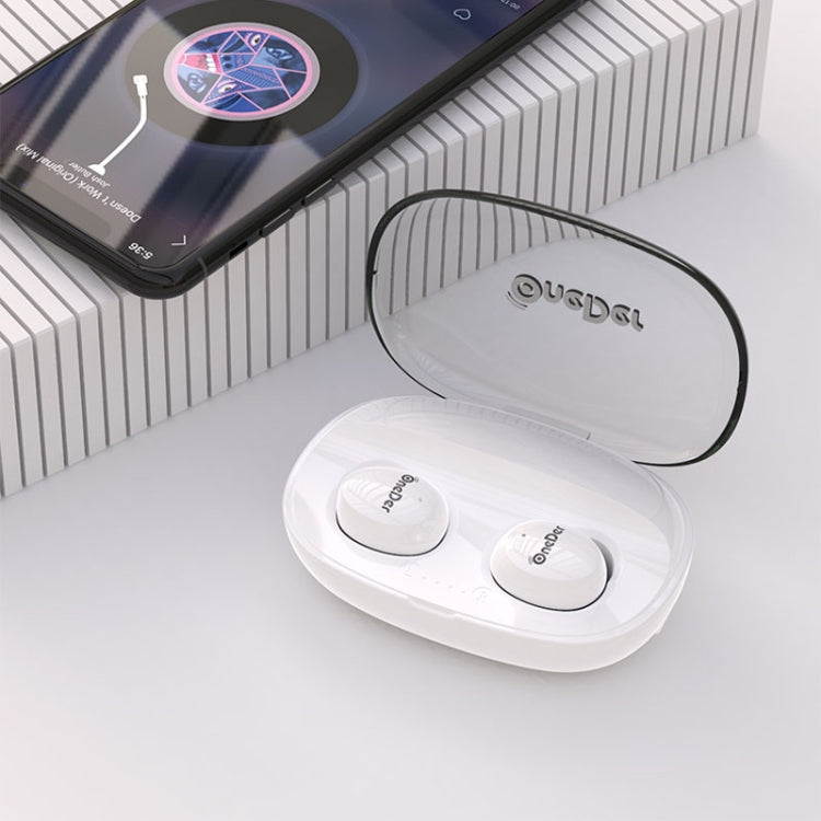Auricular sem fios OneDer W12 com impermeabilidade IPX5, som estéreo HD, TWS Bluetooth