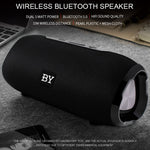 Coluna Bluetooth portátil BY impermeável Coluna sem fios Sistema de som estéreo 3D com som envolvente Colunas para exterior Suporta TF AUX