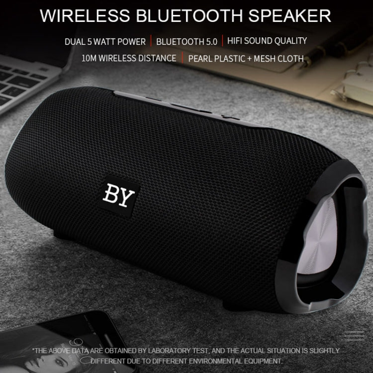 Coluna Bluetooth portátil BY impermeável Coluna sem fios Sistema de som estéreo 3D com som envolvente Colunas para exterior Suporta TF AUX