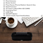 Coluna Bluetooth portátil BY impermeável Coluna sem fios Sistema de som estéreo 3D com som envolvente Colunas para exterior Suporta TF AUX