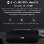 Coluna Bluetooth portátil BY impermeável Coluna sem fios Sistema de som estéreo 3D com som envolvente Colunas para exterior Suporta TF AUX