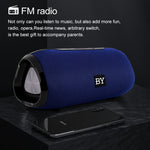 Coluna Bluetooth portátil BY impermeável Coluna sem fios Sistema de som estéreo 3D com som envolvente Colunas para exterior Suporta TF AUX