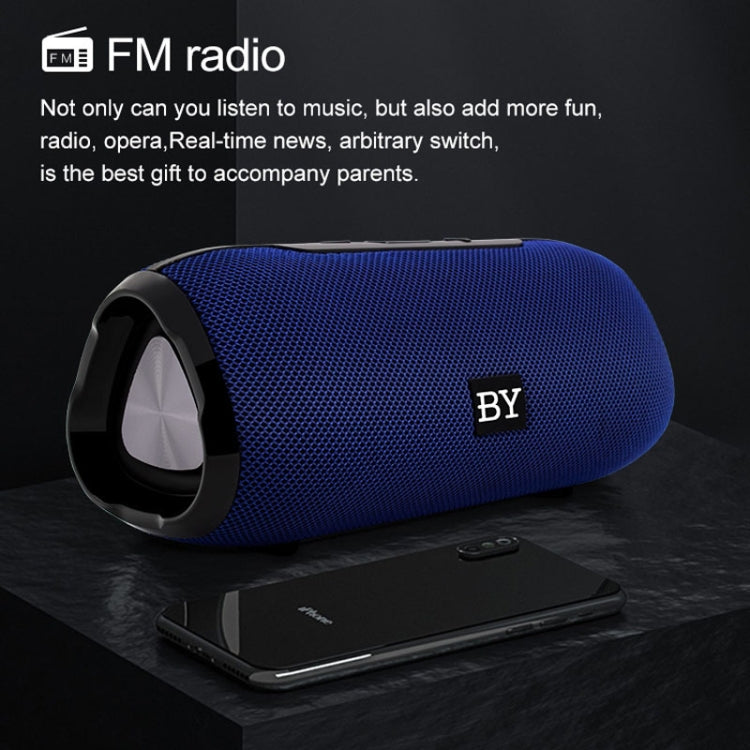 Coluna Bluetooth portátil BY impermeável Coluna sem fios Sistema de som estéreo 3D com som envolvente Colunas para exterior Suporta TF AUX