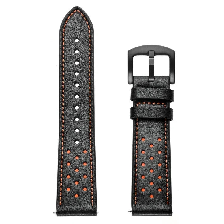 Correia Desportiva em Pele com Ilhós para Apply Samsung Galaxy Watch Active 22mm
