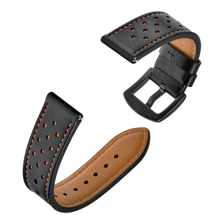 Correia Desportiva em Pele com Ilhós para Apply Samsung Galaxy Watch Active 22mm
