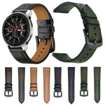 Correia Desportiva em Pele com Ilhós para Apply Samsung Galaxy Watch Active 22mm