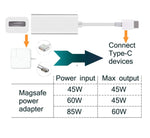 Adaptador USB C para Mag-Safe magnético, conversor de carregamento Mag-Safe para Type C compatível com MacBook Pro/Air, Nintendo Switch, telefone e outros dispositivos USB C, compatível