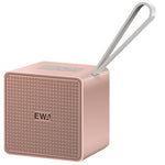 Coluna Bluetooth de alta fidelidade EWA A105, tamanho pequeno, graves potentes, tecnologia Bluetooth TWS, suporta TF