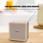 Coluna Bluetooth de alta fidelidade EWA A105, tamanho pequeno, graves potentes, tecnologia Bluetooth TWS, suporta TF