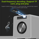 Coluna Bluetooth de alta fidelidade EWA A105, tamanho pequeno, graves potentes, tecnologia Bluetooth TWS, suporta TF