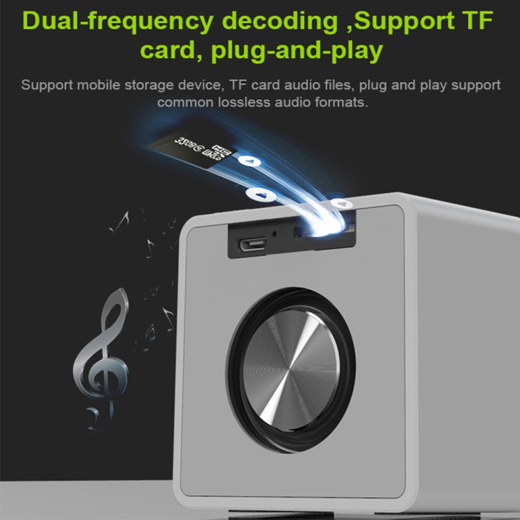 Coluna Bluetooth de alta fidelidade EWA A105, tamanho pequeno, graves potentes, tecnologia Bluetooth TWS, suporta TF