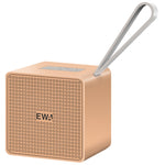 Coluna Bluetooth de alta fidelidade EWA A105, tamanho pequeno, graves potentes, tecnologia Bluetooth TWS, suporta TF
