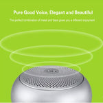 Coluna Bluetooth de alta fidelidade EWA A110mini, tamanho pequeno, graves potentes, tecnologia Bluetooth TWS, suporta TF