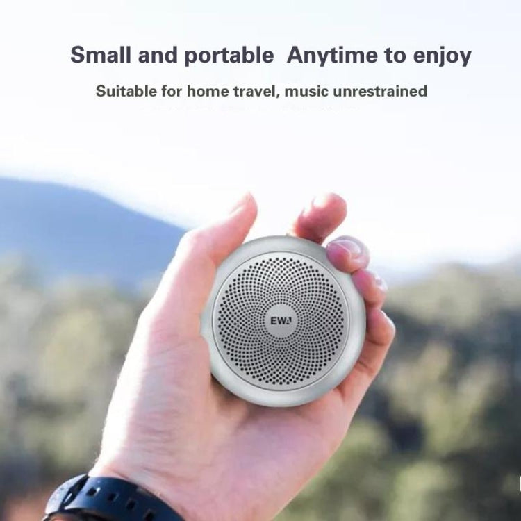 Coluna Bluetooth de alta fidelidade EWA A110mini, tamanho pequeno, graves potentes, tecnologia Bluetooth TWS, suporta TF