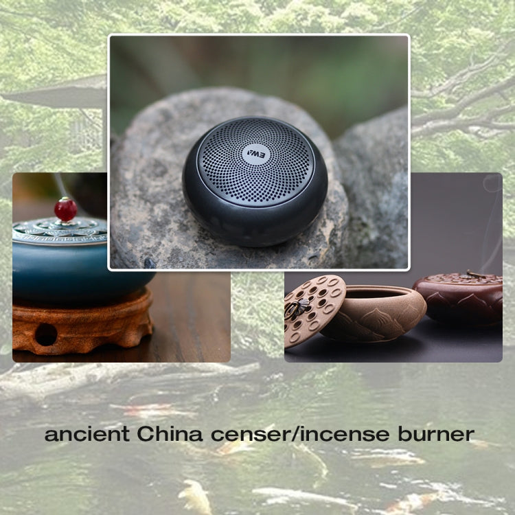 Coluna Bluetooth de alta fidelidade EWA A110mini, tamanho pequeno, graves potentes, tecnologia Bluetooth TWS, suporta TF