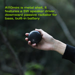 Coluna Bluetooth de alta fidelidade EWA A110mini, tamanho pequeno, graves potentes, tecnologia Bluetooth TWS, suporta TF