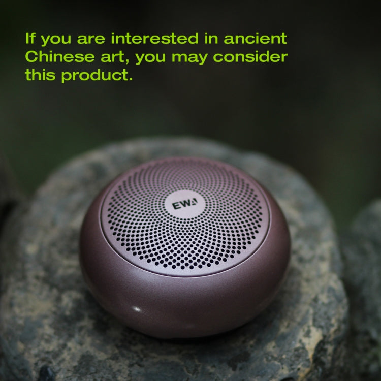 Coluna Bluetooth de alta fidelidade EWA A110mini, tamanho pequeno, graves potentes, tecnologia Bluetooth TWS, suporta TF