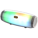 Coluna portátil sem fios T&G TG165 5W*2 com luz LED dançante, Mp3, AUX, USB, rádio FM, estéreo, subwoofer