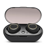 Auricular Bluetooth TWS-A1 5.0 verdadeiro sem fios, mini invisível para desporto e corrida, com caixa de carregamento e microfone