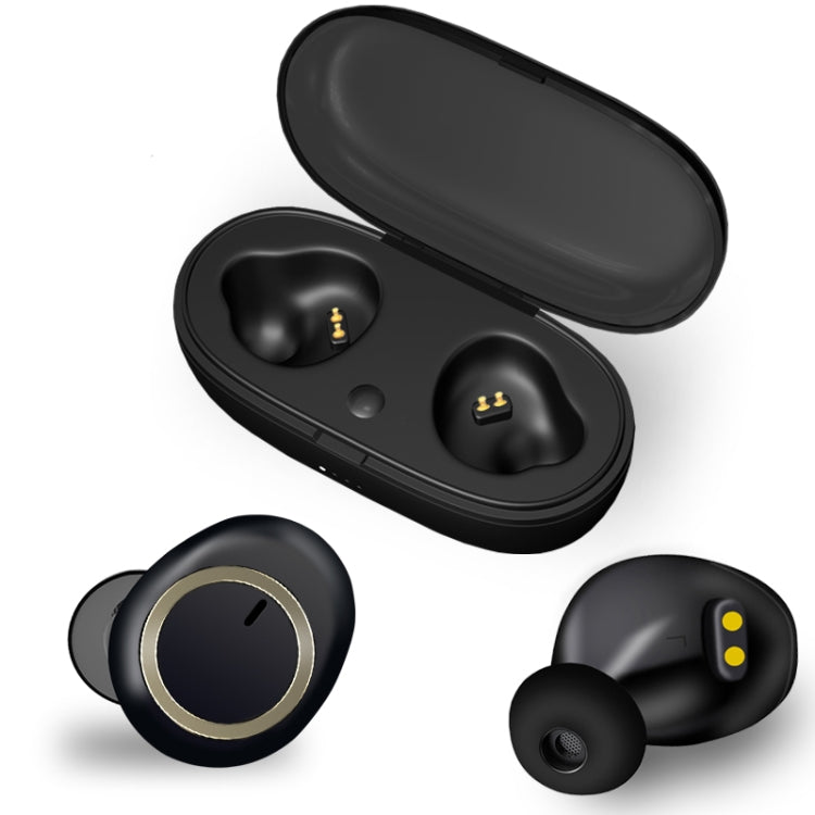 Auricular Bluetooth TWS-A1 5.0 verdadeiro sem fios, mini invisível para desporto e corrida, com caixa de carregamento e microfone