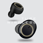 Auricular Bluetooth TWS-A1 5.0 verdadeiro sem fios, mini invisível para desporto e corrida, com caixa de carregamento e microfone