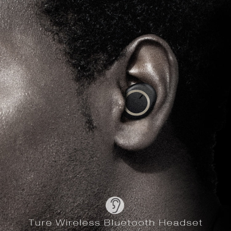 Auricular Bluetooth TWS-A1 5.0 verdadeiro sem fios, mini invisível para desporto e corrida, com caixa de carregamento e microfone