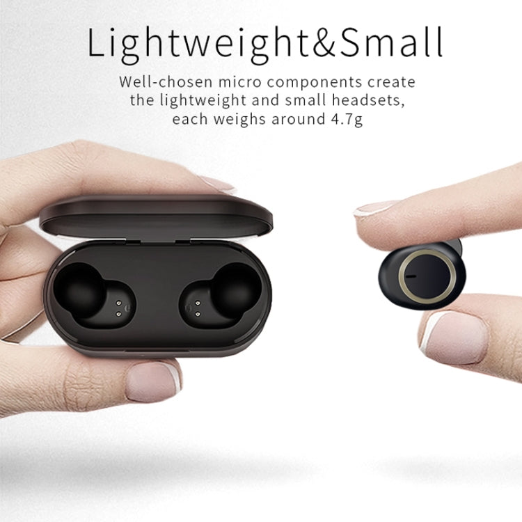 Auricular Bluetooth TWS-A1 5.0 verdadeiro sem fios, mini invisível para desporto e corrida, com caixa de carregamento e microfone