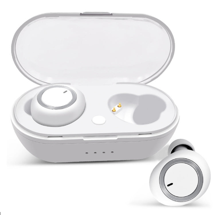 Auricular Bluetooth TWS-A1 5.0 verdadeiro sem fios, mini invisível para desporto e corrida, com caixa de carregamento e microfone