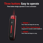 Auricular desportivo Bluetooth BT315, estéreo sem fios, Bluetooth 4.1, com microfone, graves desportivos, colar magnético