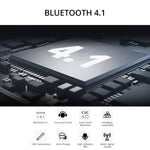 Auricular desportivo Bluetooth BT315, estéreo sem fios, Bluetooth 4.1, com microfone, graves desportivos, colar magnético