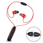 Auricular desportivo Bluetooth BT315, estéreo sem fios, Bluetooth 4.1, com microfone, graves desportivos, colar magnético
