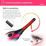 Modelador de Pestanas Elétrico Portátil Estilo Caneta Duosi DY-102, Ferro Elétrico para Maquilhagem Recarregável USB, Clip para Caracóis de Pestanas de Longa Duração