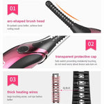 Modelador de Pestanas Elétrico Portátil Estilo Caneta Duosi DY-102, Ferro Elétrico para Maquilhagem Recarregável USB, Clip para Caracóis de Pestanas de Longa Duração