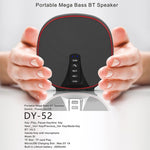 Coluna Bluetooth portátil DY-52 Coluna sem fios Som Memória máxima de 32G Coluna estéreo de 10W para exterior com som envolvente