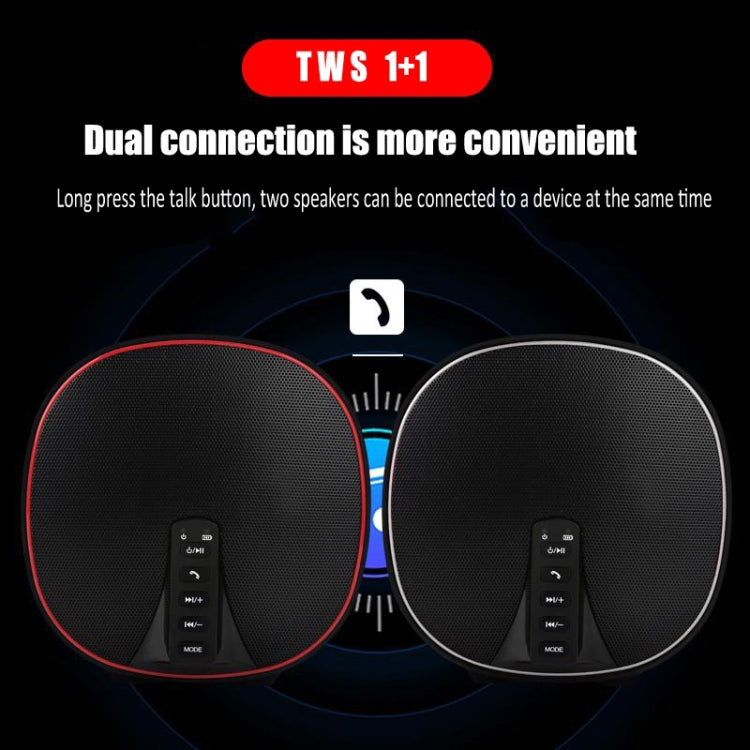 Coluna Bluetooth portátil DY-52 Coluna sem fios Som Memória máxima de 32G Coluna estéreo de 10W para exterior com som envolvente