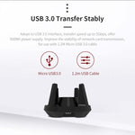 Adaptador Wifi Comfast CF-958AC de Alta Potência PA 1900Mbps Gigabit Cartão de Rede E-Sports 2.4Ghz+5.8Ghz USB 3.0 PC Lan Dongle Receptor