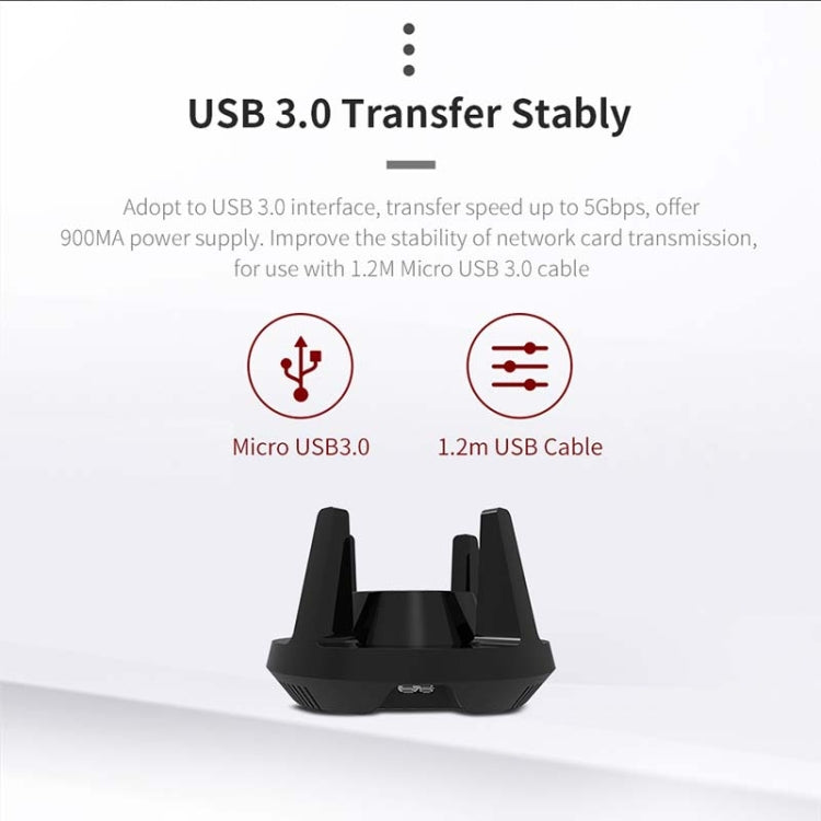 Adaptador Wifi Comfast CF-958AC de Alta Potência PA 1900Mbps Gigabit Cartão de Rede E-Sports 2.4Ghz+5.8Ghz USB 3.0 PC Lan Dongle Receptor