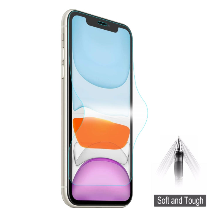 Película Hidrogel Explosão-Prova ENKAY Hat-Prince 0.1mm 3D Protetora de Ecrã Completo, Para iPhone 11 / iPhone XR, Para iPhone 11 Pro / XS / X, Para iPhone 11 Pro Max / XS Max