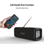 Coluna Bluetooth sem fios T9 4.2 10W Caixa de som portátil Rádio digital FM Estéreo 3D com som envolvente, suporta mãos livres, TF e AUX