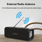 Coluna Bluetooth sem fios T9 4.2 10W Caixa de som portátil Rádio digital FM Estéreo 3D com som envolvente, suporta mãos livres, TF e AUX