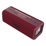 Coluna Bluetooth sem fios T9 4.2 10W Caixa de som portátil Rádio digital FM Estéreo 3D com som envolvente, suporta mãos livres, TF e AUX