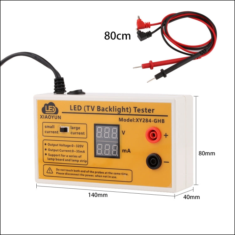 Testador LED XY284 0-320V para TV LED, Ferramenta Multipurpose para Teste de Tiras e Contas LED