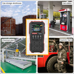 Monitor de gases composto WINTACT WT8811 Ecrã LCD Recarregável Multifuncional 4 em 1 Sensor de gás combustível O2 H2S CO Alarme sonoro-luminoso e vibratório