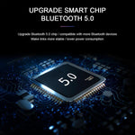 Coluna Bluetooth 5.0 C7 transparente com LED luminosa, subwoofer, TWS, som envolvente 6D, estéreo HIFI, áudio cool, C7