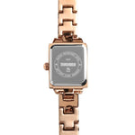 Relógio de Negócios e Moda SKMEI 1407 com Diamantes, Delicado e Elegante, Relógio Quadrado de Quartzo em Liga de Zinco para Mulher, Prateado