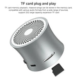 Coluna Bluetooth EWA A104, leitor MP3 portátil, coluna metálica com entrada USB, leitor MP3, coluna multimédia estéreo