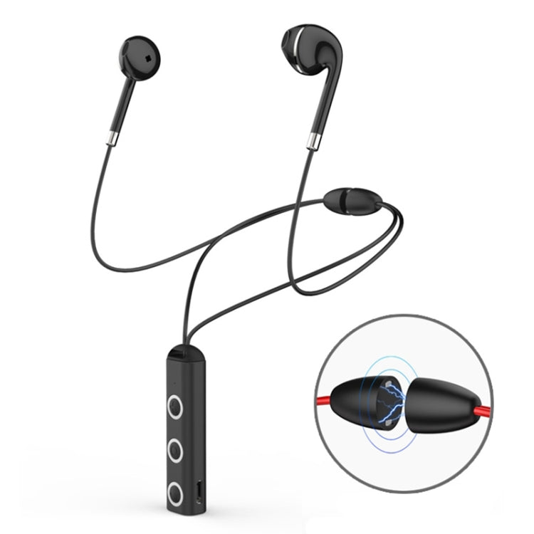 Auriculares magnéticos BT313, auscultadores desportivos sem fios, mãos-livres Bluetooth, estéreo HD, graves, com microfone